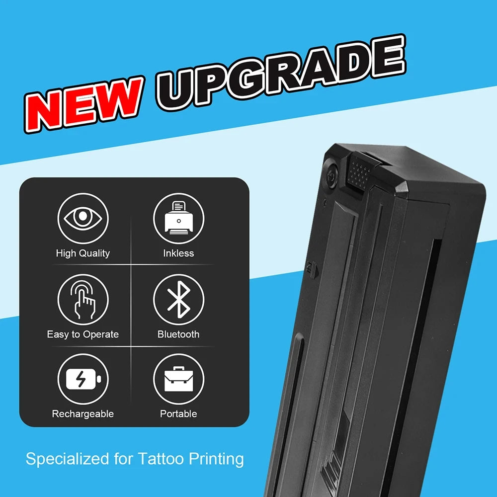 Wireless Tattoo Stencil Printer