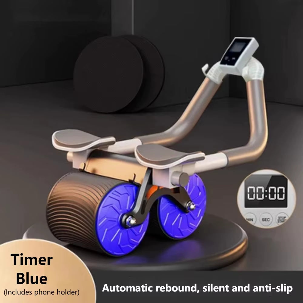 Elbow Support Plank Support Abdominal Wheel Automatic Rebound Abdominal Muscle Wheel Fat Burning Home Fitness Equipment