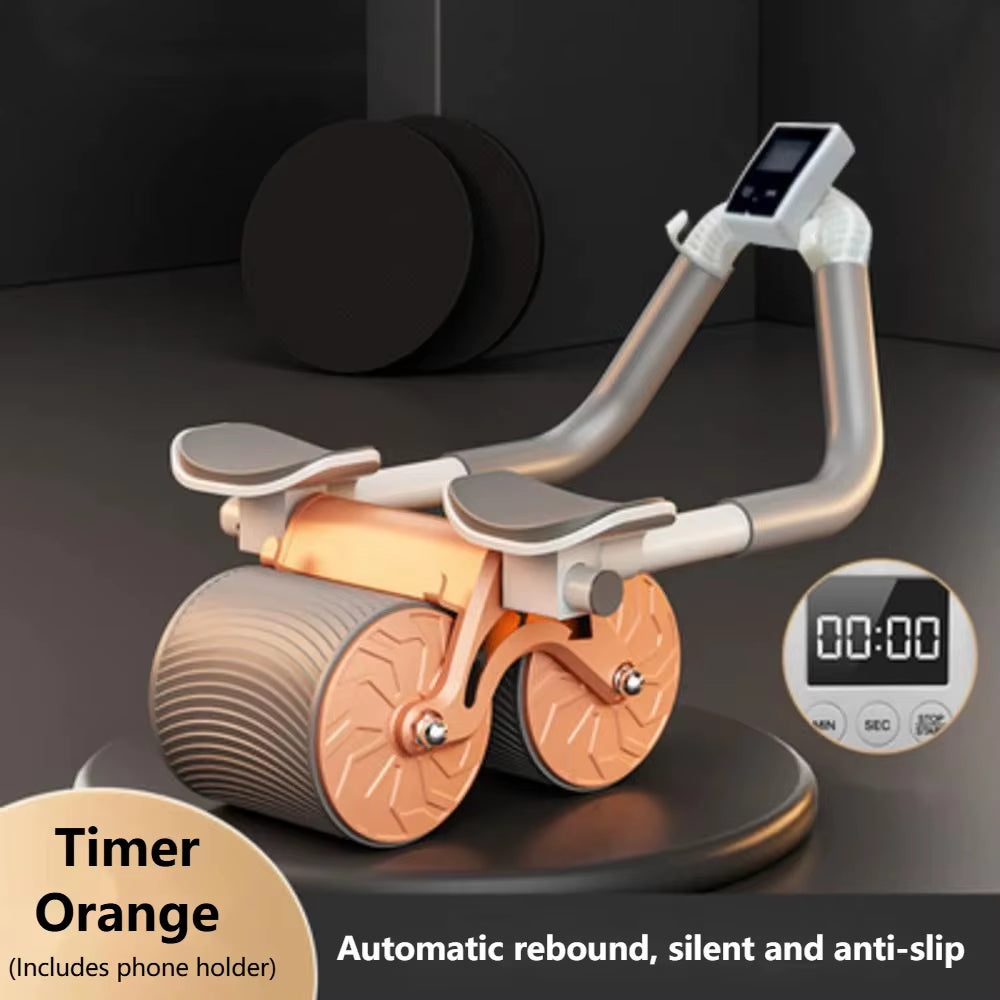 Elbow Support Plank Support Abdominal Wheel Automatic Rebound Abdominal Muscle Wheel Fat Burning Home Fitness Equipment