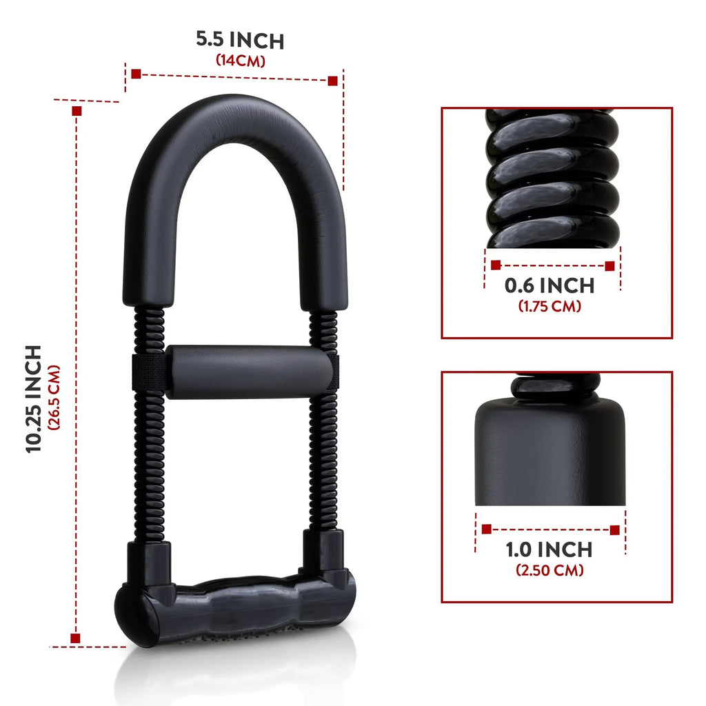 Wrist Exerciser Adjustable Arms Strength Trainer Forearm Hand Strengthener Power Grip Fitness Workout Equipment for Home Gym