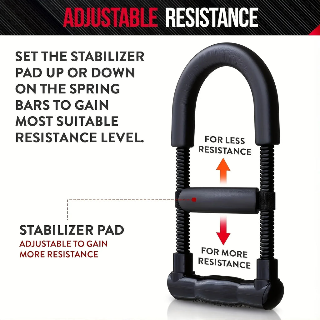 Wrist Exerciser Adjustable Arms Strength Trainer Forearm Hand Strengthener Power Grip Fitness Workout Equipment for Home Gym