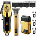 Cordless Rechargeable Hair Clipper Set (3-Piece)