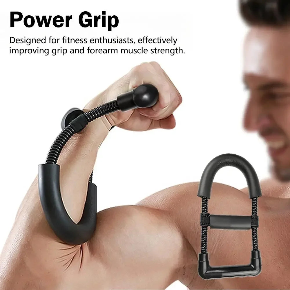 Wrist Exerciser Adjustable Arms Strength Trainer Forearm Hand Strengthener Power Grip Fitness Workout Equipment for Home Gym